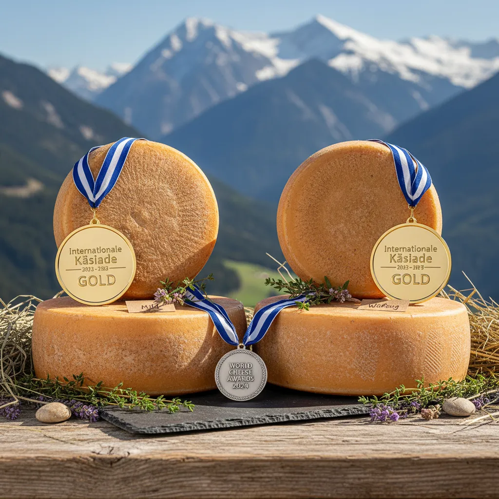 [2U-0HD3-WSYH] Langenegger Premiumkäse – Mehrfacher Gold-Sieger – Mild-nussiger Heumilchkäse aus dem Bregenzerwald – Frisch vom Laib geschnitten (300 g)